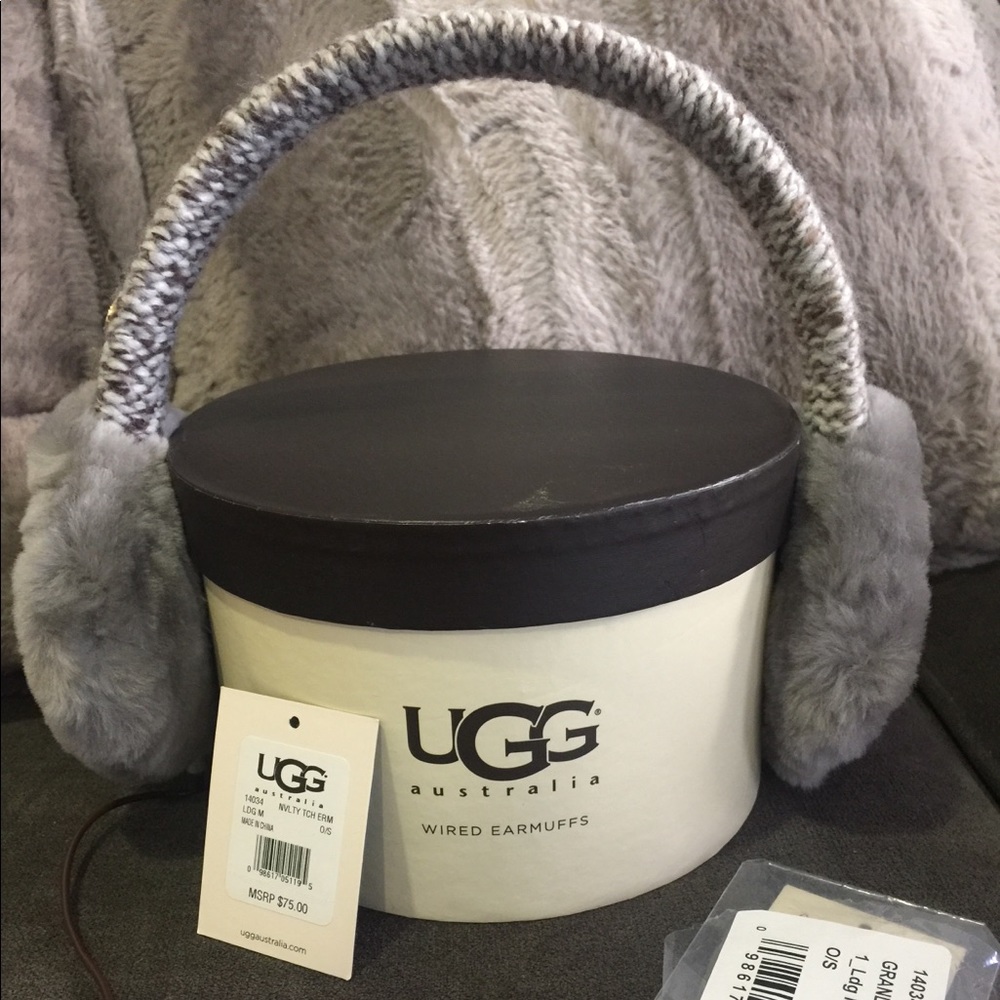 Wired Ugg Grey Earmuffs
